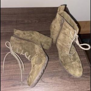army green boot/heels!